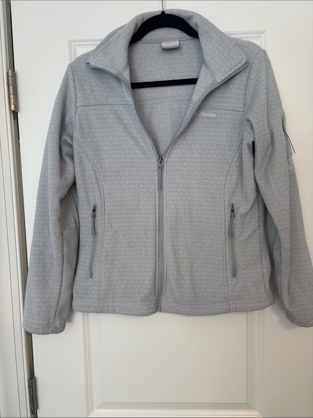 Columbia Light Women’s medium Gray Full Zip Utility Jacket